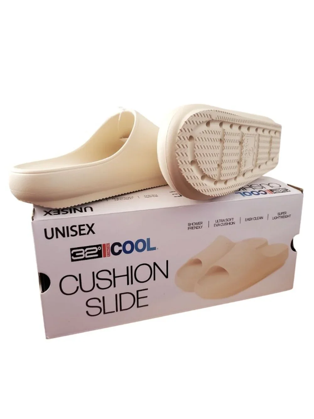 32 Degrees 9/10 Sandals Cushion Slide-on Outdoor Waterproof shoes College Shower